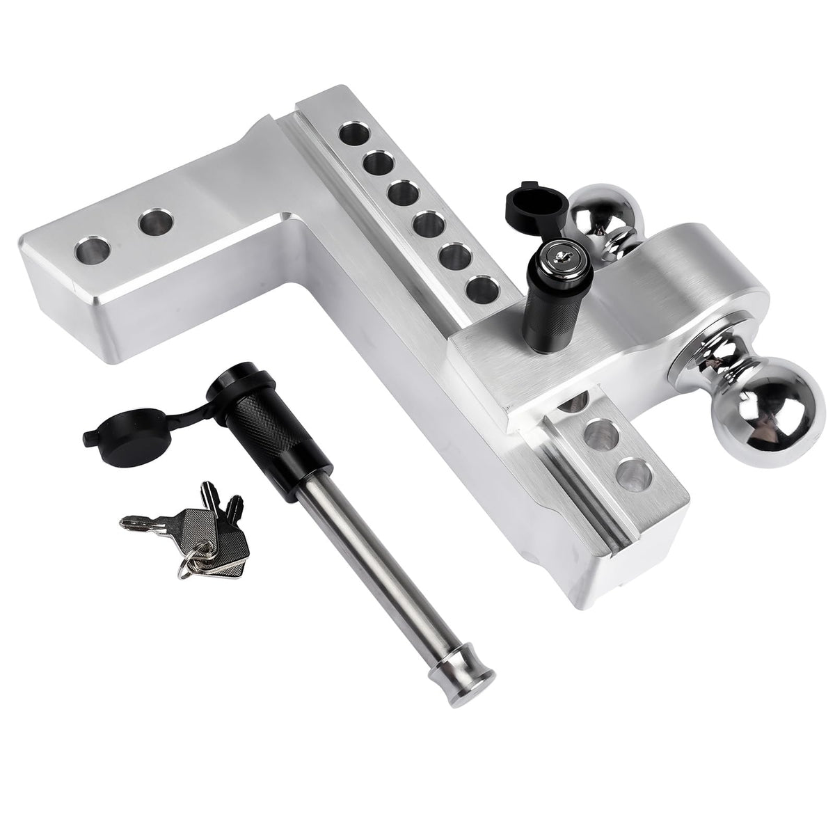 Lamerto side profile displaying 10-inch drop/rise for adjustable alignment