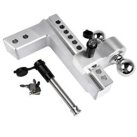 Lamerto side profile displaying 10-inch drop/rise for adjustable alignment