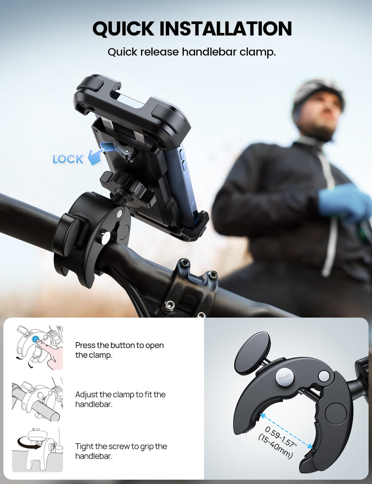 Lamicall 360° rotation demonstration showing adjustable viewing-angle benefit