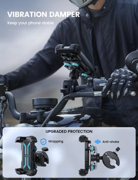 Lamicall close-up of damping springs showing vibration protection and smoother ride