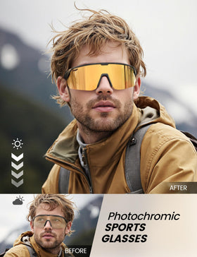 Lamicall close-up lens transition illustrating photochromic protection benefit