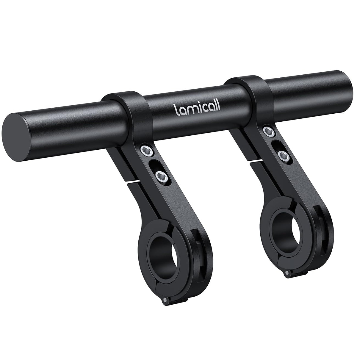 Lamicall front view of extender showing clean mounting space and benefit of organization