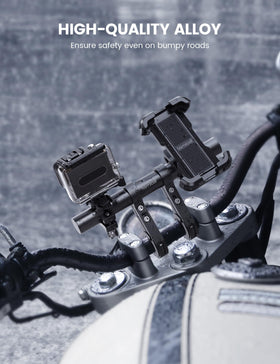 Lamicall extender installed with phone holder demonstrating improved device visibility