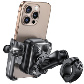 Lamicall mount front view showing full-metal build and secure grip benefit