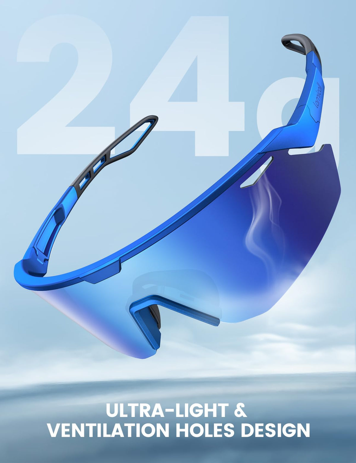 Lamicall adjustable nose pads detail for customized comfortable fit
