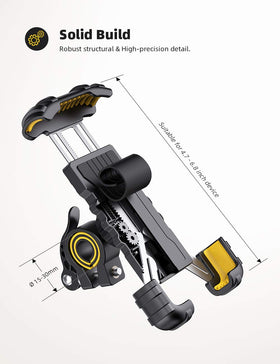 Lamicall mounted phone rotated portrait and landscape for easy navigation