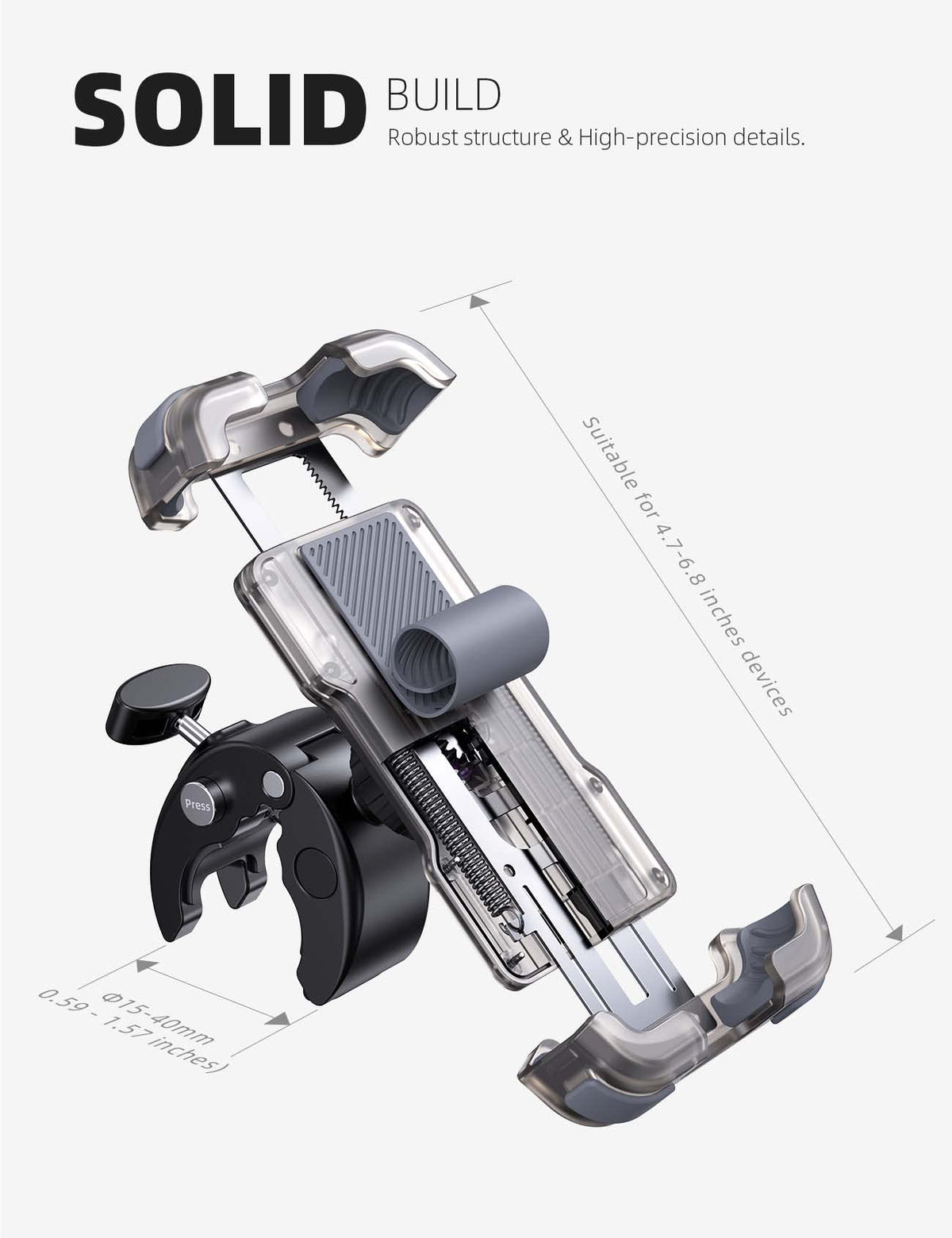 Lamicall rotating ball joint demonstrating angle adjustment benefit