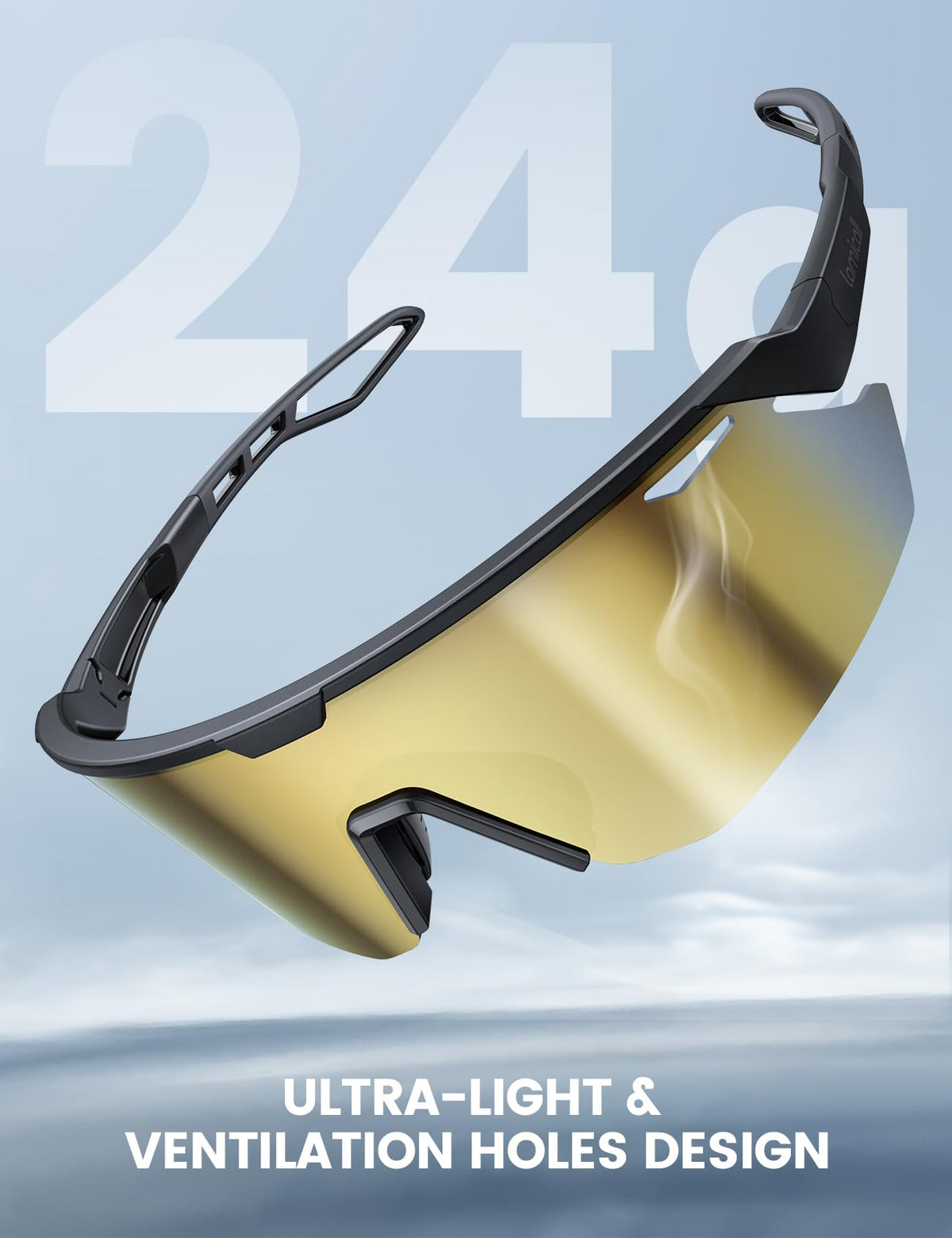 Lamicall side profile fit with silicone temples for secure, comfortable grip