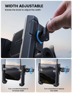 Lamicall phone in landscape orientation for stable video recording