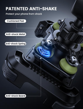 Lamicall silicone corner pads protecting phone from impacts and scratches