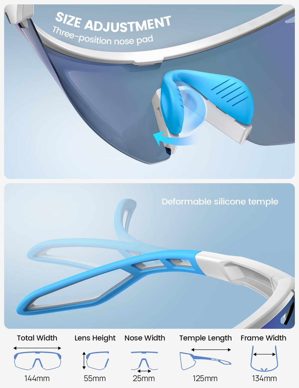 Lamicall lens venting design reducing fog for clear vision