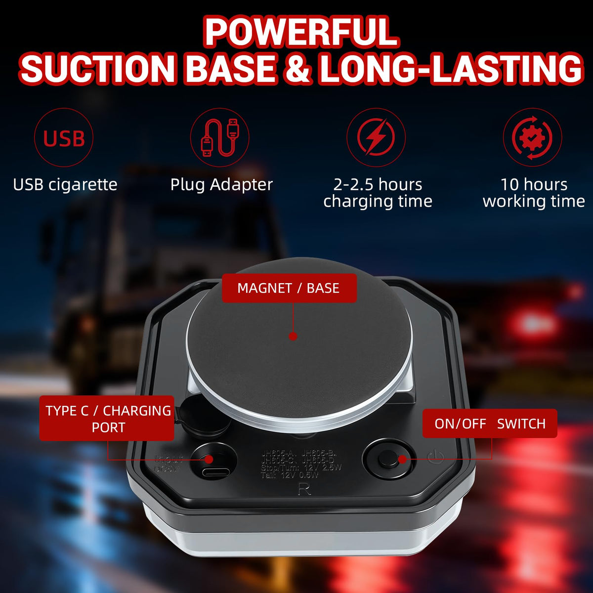 LAMPEASE installed on boat trailer demonstrating reliable signals while towing