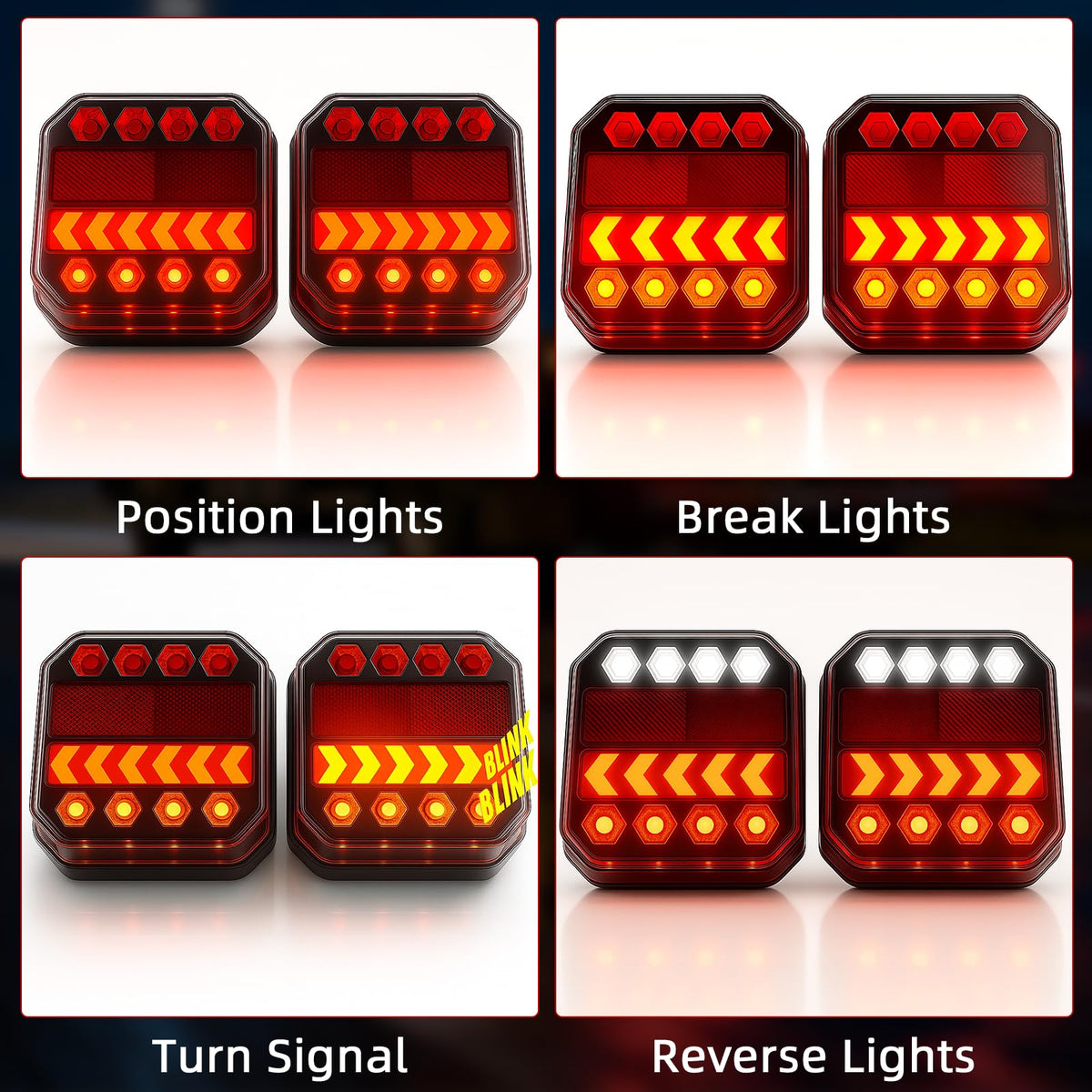 LAMPEASE paired controller display indicating battery levels for easy checks