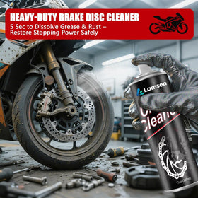 Lamsen chain cleaning brush detail with stiff bristles for effective grime removal