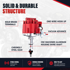 LaMulaAuto 65kV coil and terminal closeup ensuring powerful ignition energy