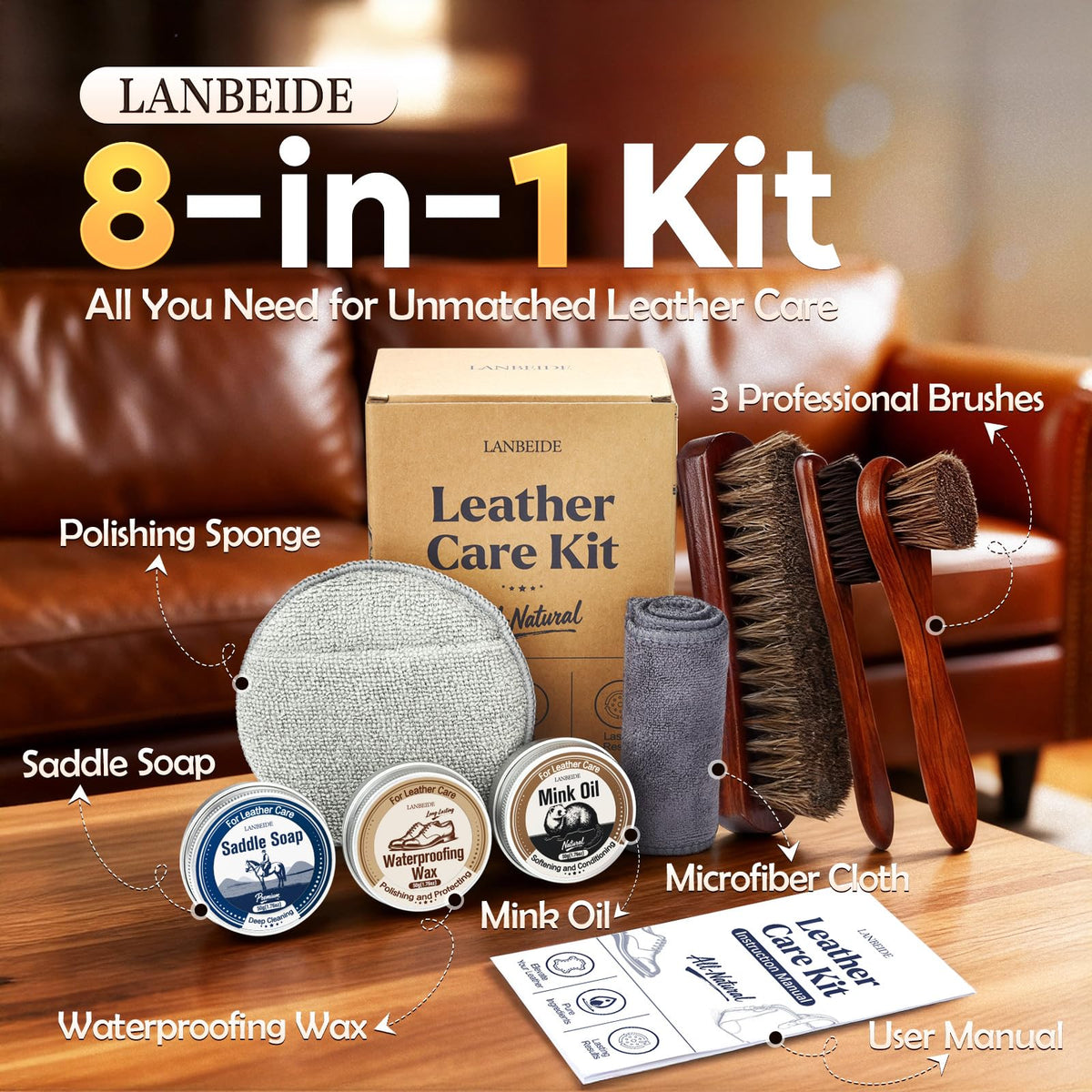 LANBEIDE boots in rain demonstrating protective, breathable finish