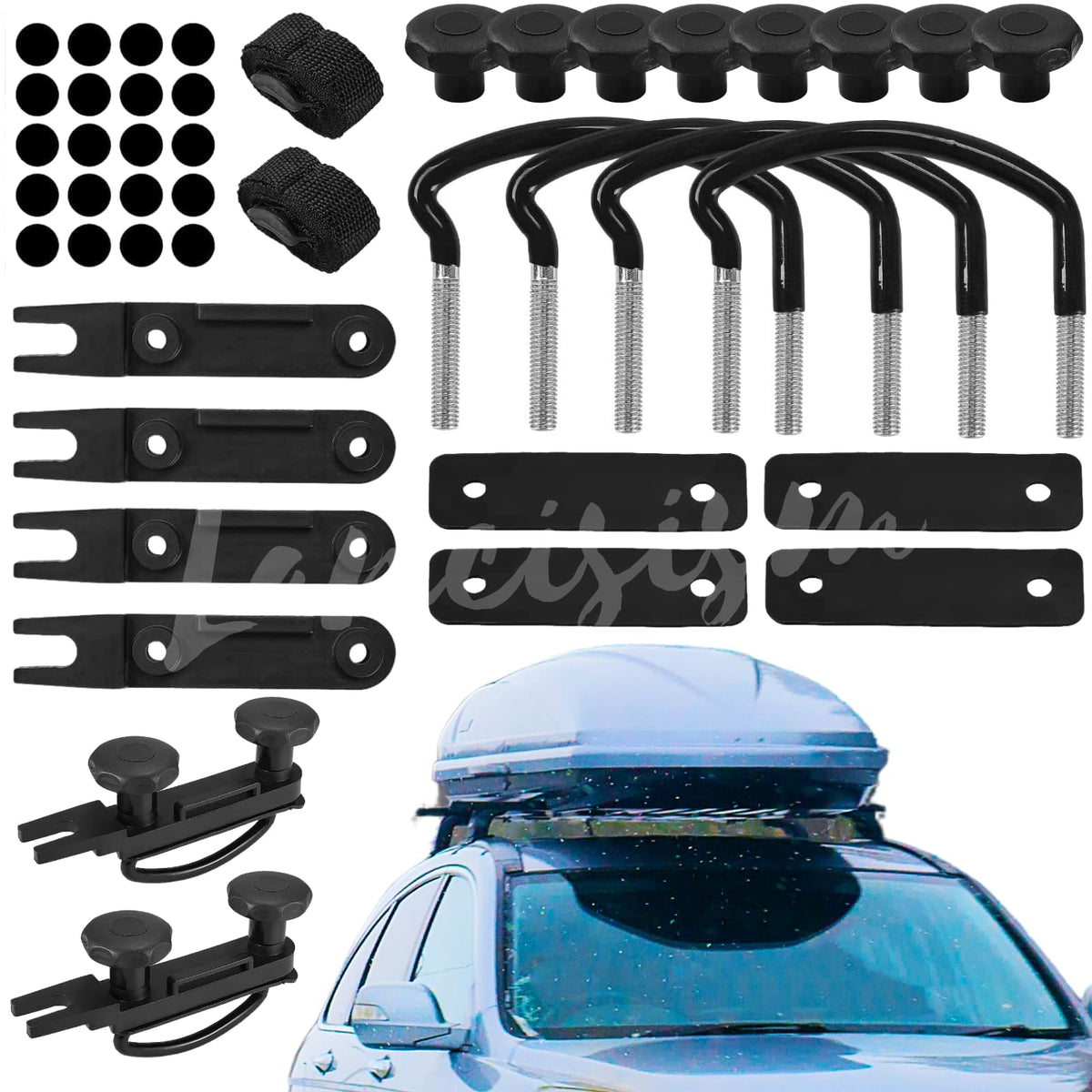Lancisism front packaging showing kit contents and secure mounting benefit