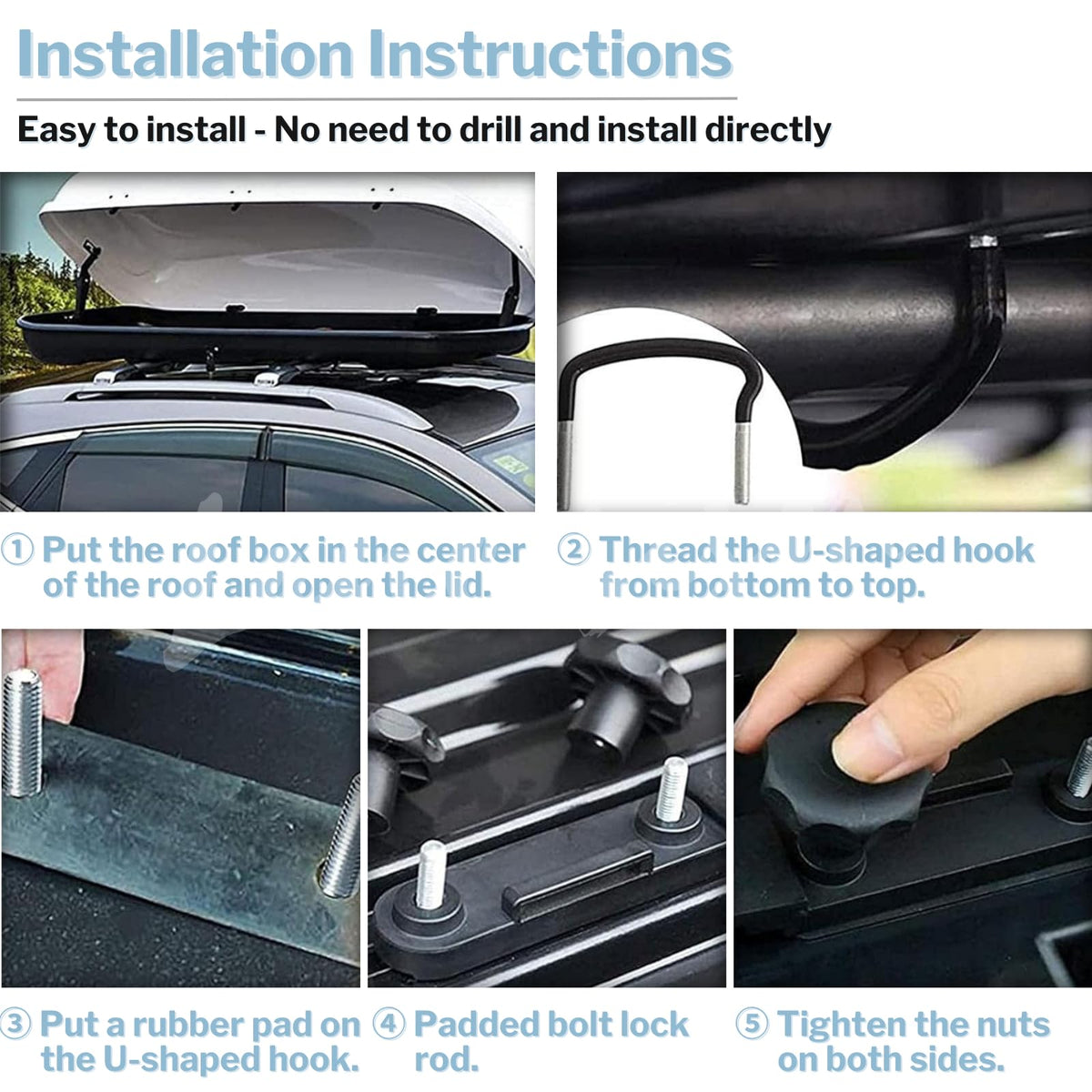 Lancisism straps and heavy lock nuts displayed for reliable fastening