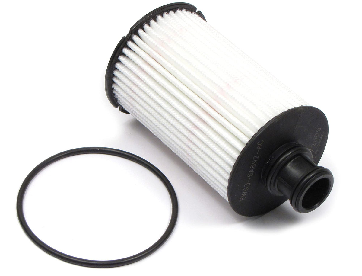 Land Rover oil filter LR011279 front view showing brand and part number, ensuring correct fit