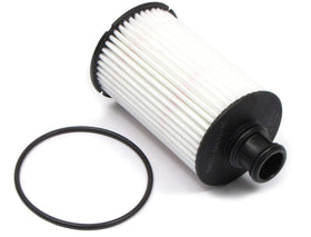 Land Rover oil filter LR011279 front view showing brand and part number, ensuring correct fit