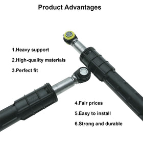 LANDSIN kit laid out with four shocks and clear replacement benefit