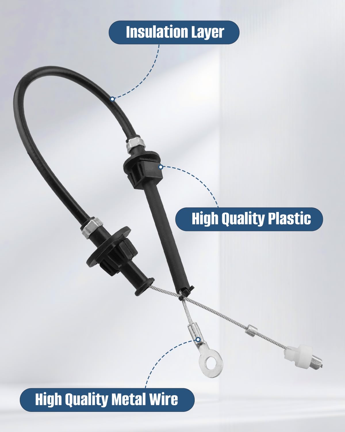 LANDSIN plastic jacket texture demonstrating vibration and noise reduction