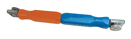Lang Tools blades next to ruler size comparison showing compact design and precise 0.002" step increments