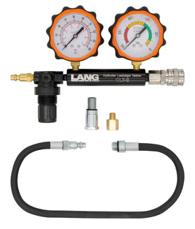 Lang Tools CLT-2 front kit view showing gauges and regulator for quick diagnostics