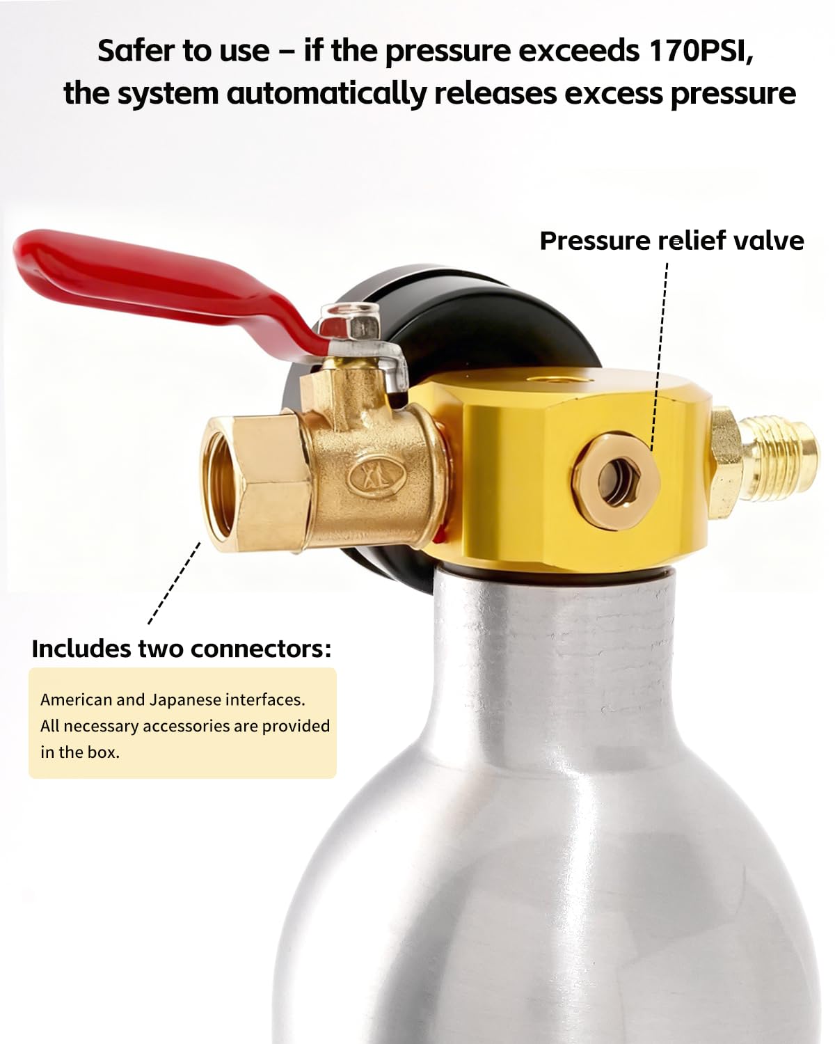 Langawaser adapter and rubber conical nozzle set demonstrating versatile connections