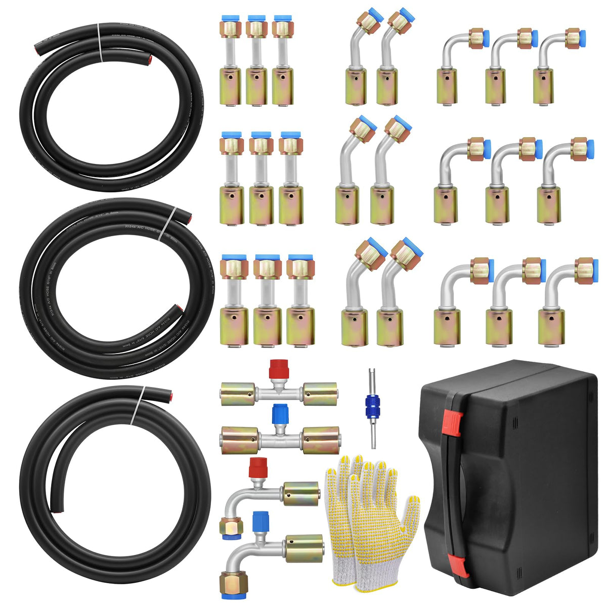 Langina front view of open toolbox showing kit organization and quick access