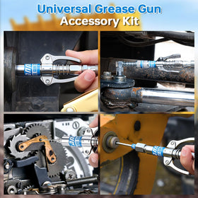 LANNIU coupler attached to tractor nipple showing easier access benefit