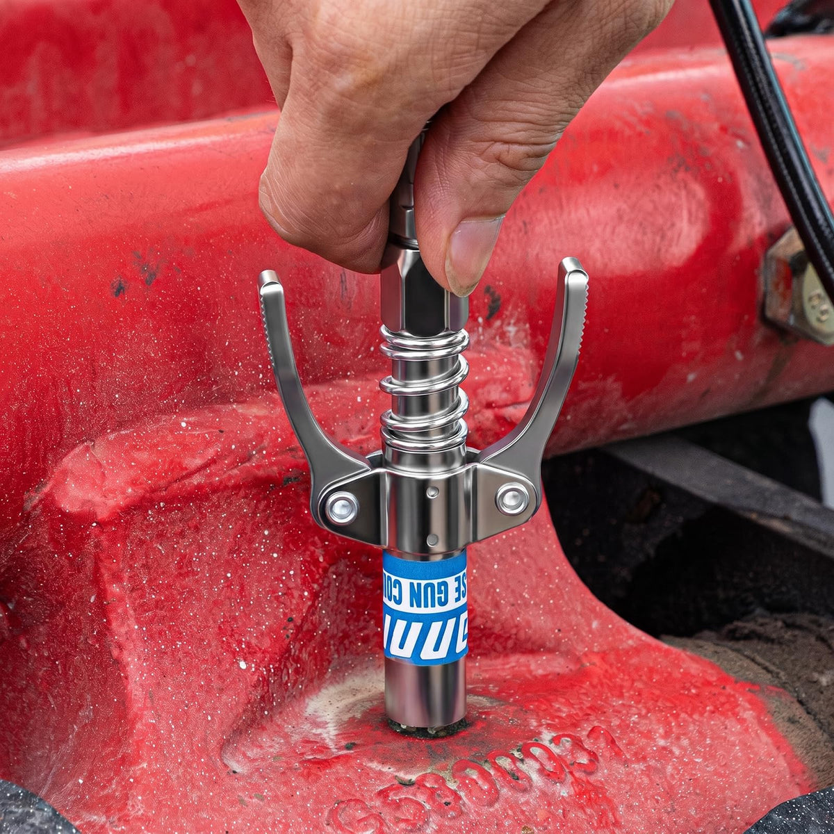 LANNIU parts in hand for scale showing compact portable maintenance benefit