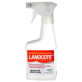 LanoCote used on boat rigging to prevent corrosion and ease maintenance
