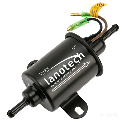 Lanotech front view of E11005 pump showing compact housing and fit benefits