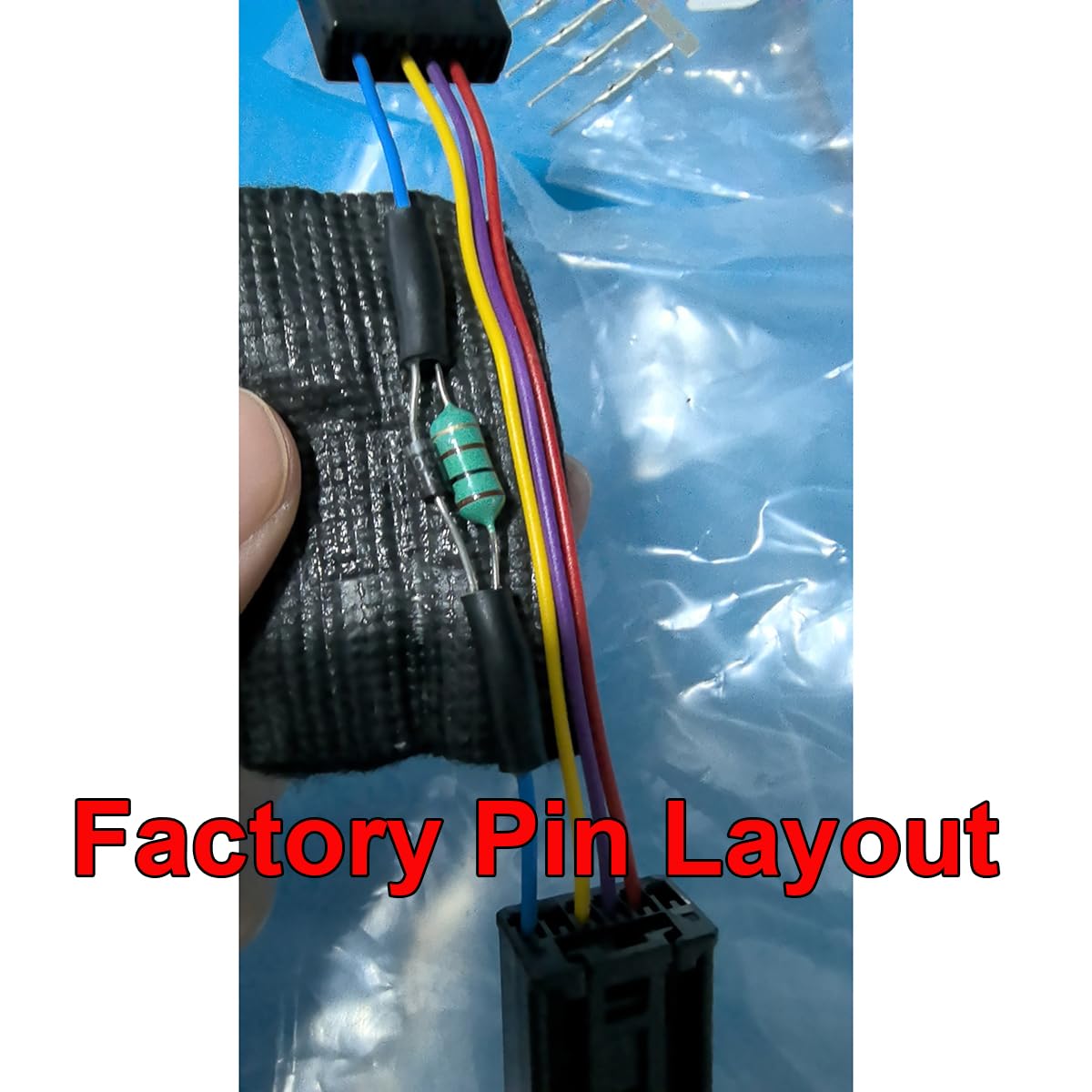 Lanphitus wiring length scale with ruler, verifies fitment reach