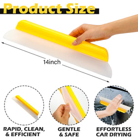 Lanties close-up of flexible silicone blade texture offering scratch-safe water removal