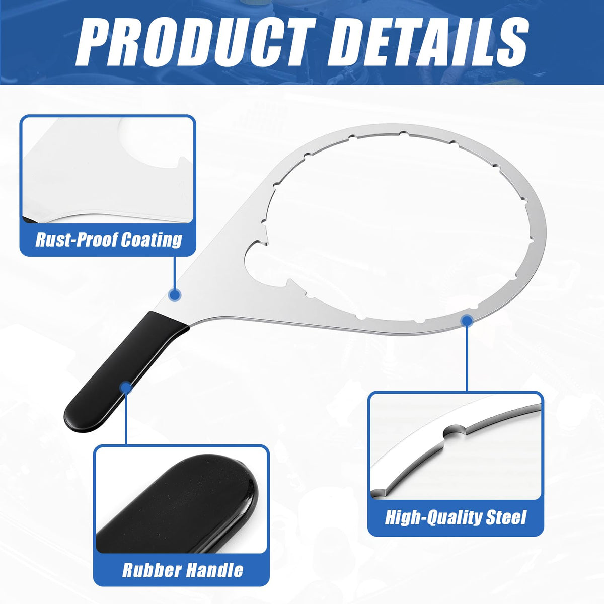 Lanties textured rubberized handle close detail for secure comfortable grip benefit
