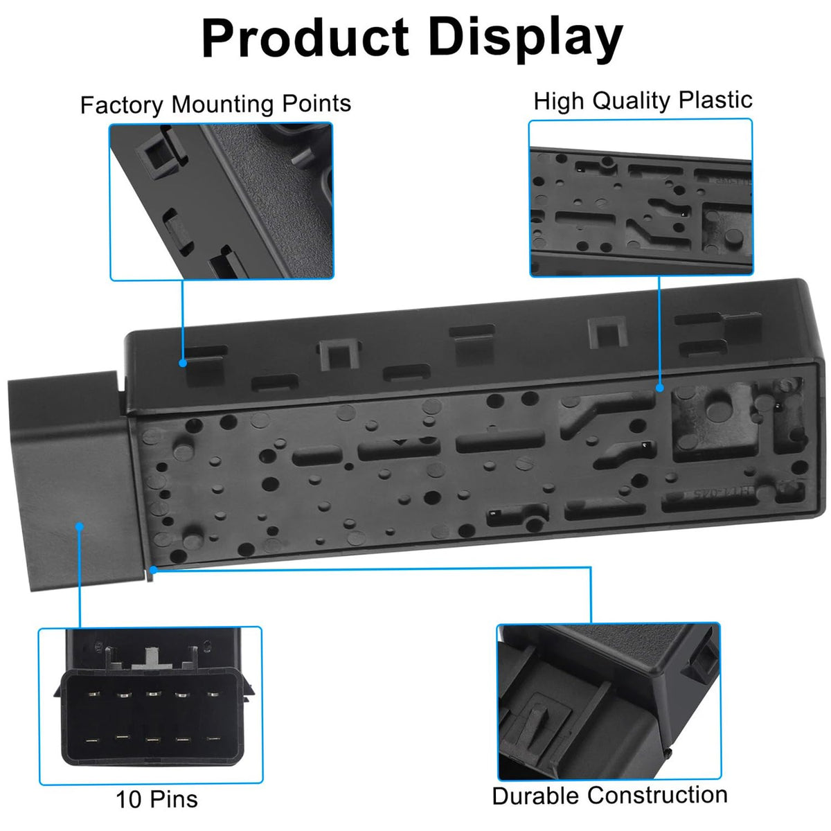 Larlansz side profile of switch highlighting compact design for straightforward replacement