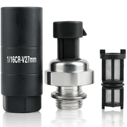 Larlansz oil pressure sensor front view showing durable construction and fitment benefit