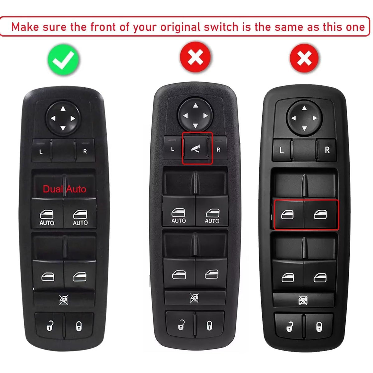 Larlansz close-up of switch buttons highlighting tactile OEM-style controls