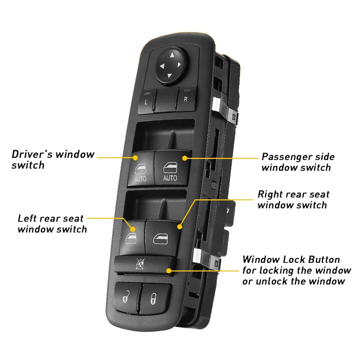 Larlansz installed in Jeep Grand Cherokee door panel demonstrating factory fit