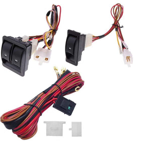 Larlansz front view of switch panel showing clean fit and easy control