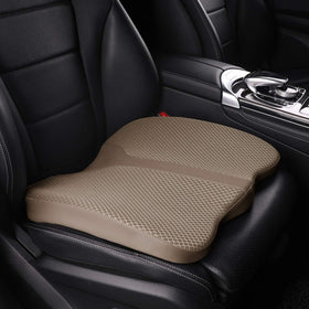 LARROUS front view of cushion showing ergonomic shape and comfort benefits