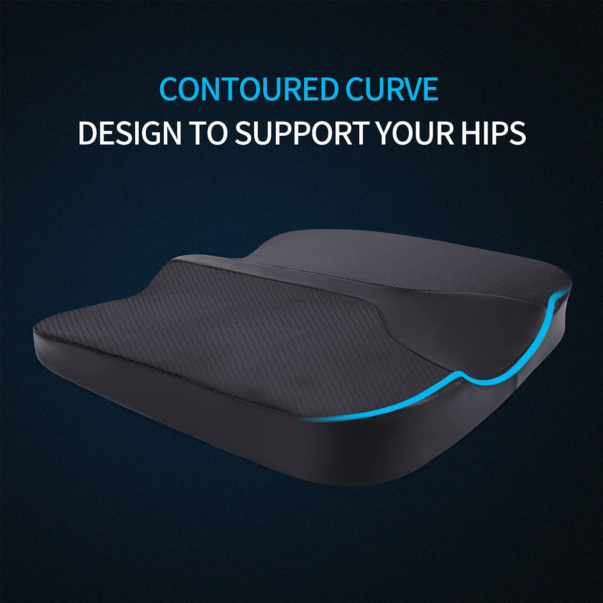 LARROUS installed in car demonstrating improved driving posture and sightline
