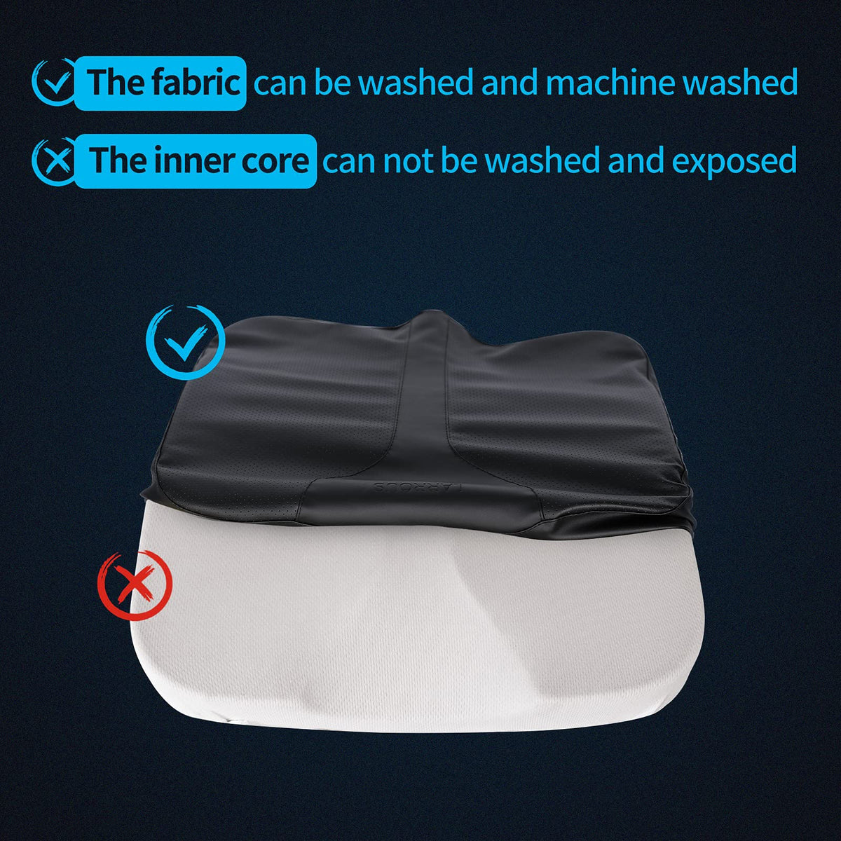 LARROUS non-slip bottom with buckle for stable, slip-resistant placement
