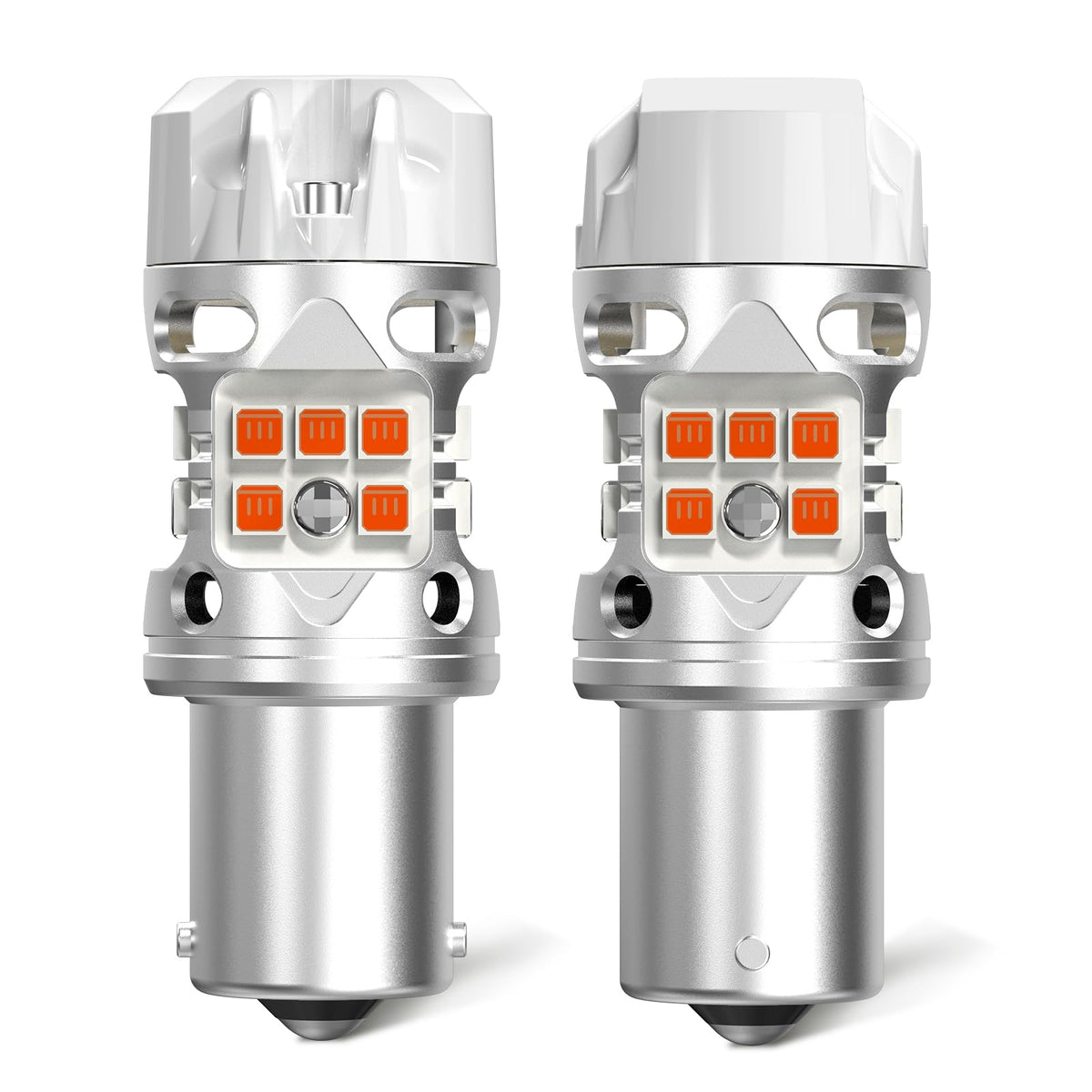 LASFIT 1156 amber front packaging showing bulb pair and benefits