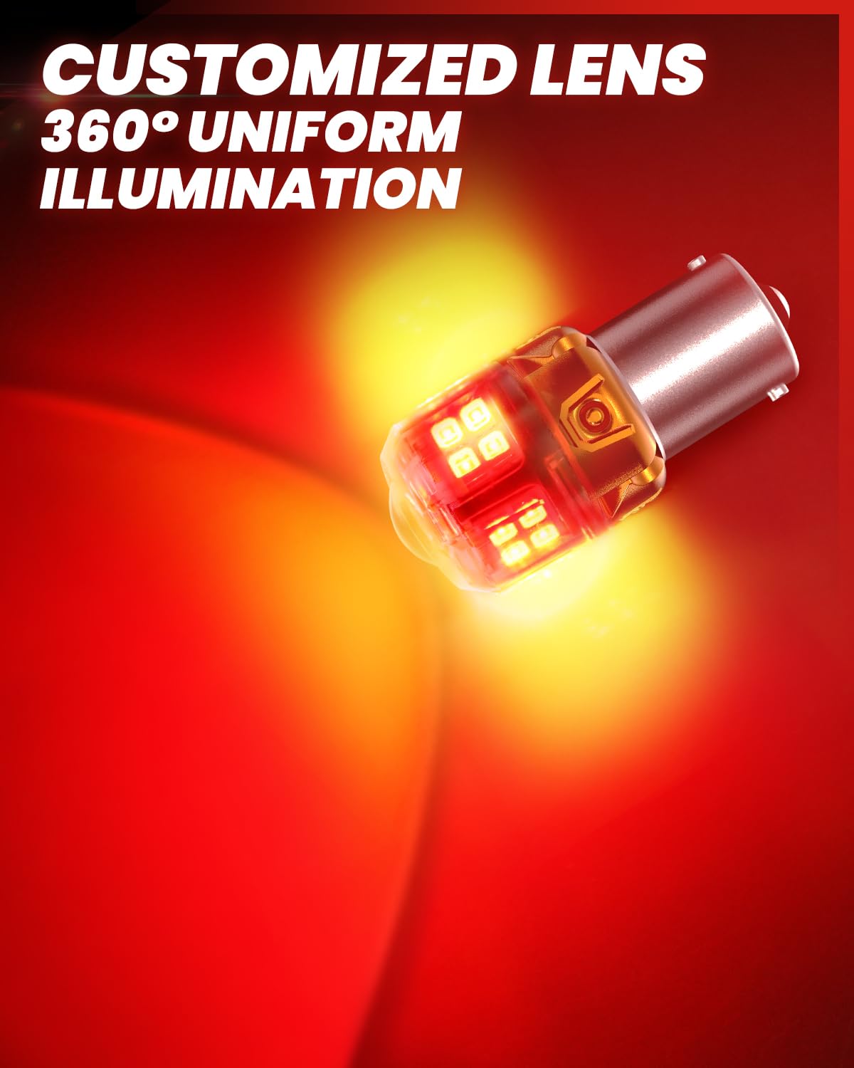 LASFIT detail of 20 SMD LEDs showing bright, uniform light output
