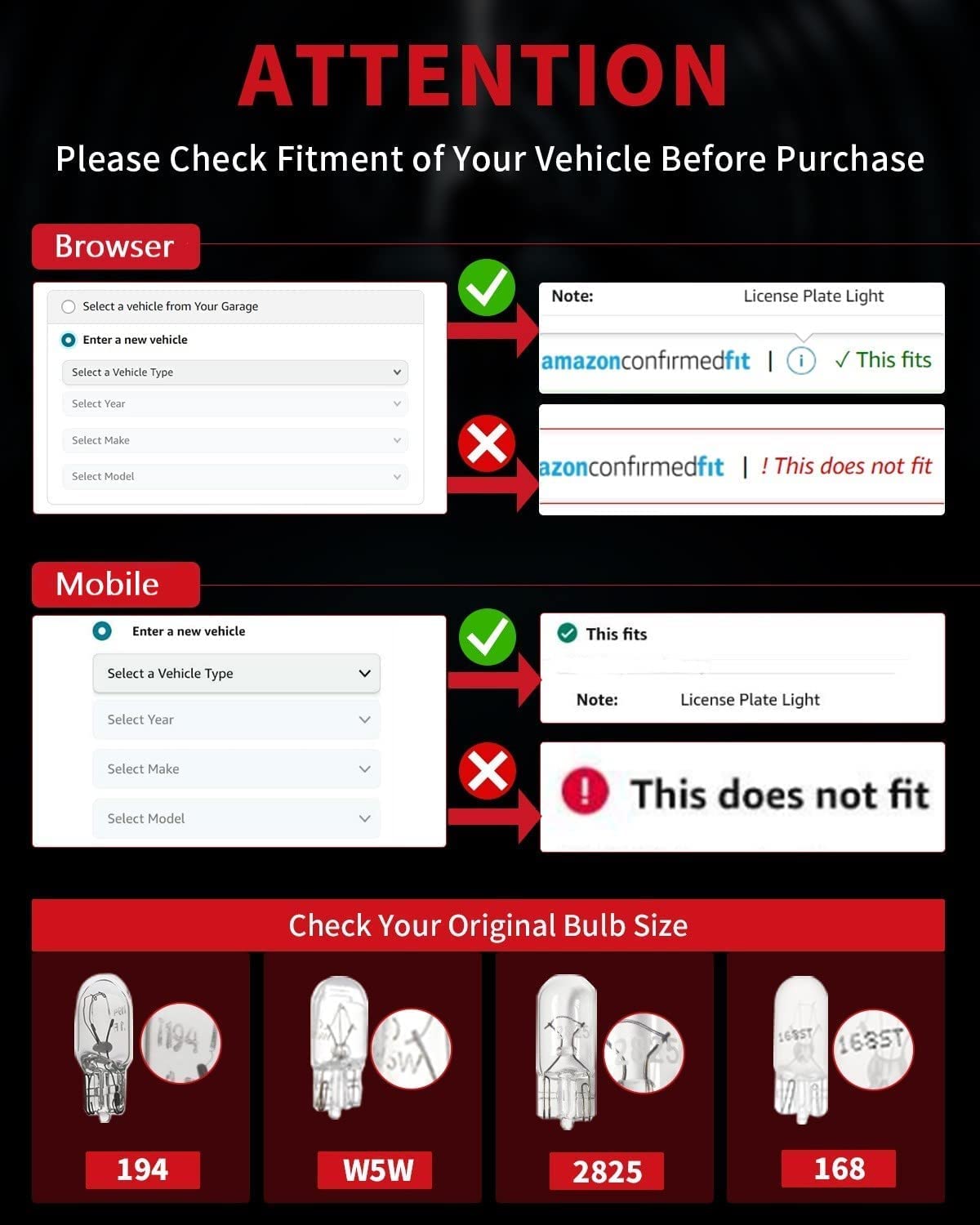 LASFIT lighting a license plate for clearer night visibility