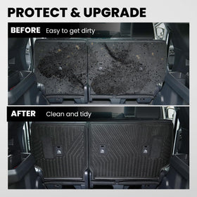 LASFIT installed rear seat back cover in 4Runner showing seamless OEM-style integration