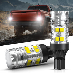 LASFIT front view of 921 bulbs showing packaging and two-piece set benefit